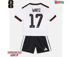 Tyskland Florian Wirtz #17 Hjemmebanesæt Børn VM 2026 Kort ærmer (+ korte bukser)